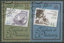 UNO New York 1997 Philatelie Alte Briefmarken 746/47 Gestempelt - Used Stamps