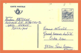 A431 / 621 Entier Postal 13F Belgique - Unclassified