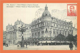 A441 / 333 ANTWERPEN Anvers Hotel Weber Et Opéra Flamand ( Timbre ) - Unclassified