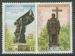 Macau 1968 Entdecker P.A. Cabral Denkmal 443/44 Postfrisch - Ongebruikt