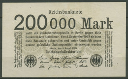 Dt. Reich 200000 Mark 1923, DEU-111b, Leicht Gebraucht (K1292) - Other & Unclassified