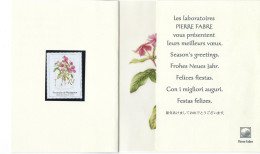 Document Fleur Pervenche Dépliant Illustration Sur Calque - Madagaskar (1960-...)