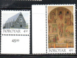 FAEROER FAROE ISLANDS Féroé Faroer Føroyar 1996 CHRISTMAS NATALE NOEL WEIHNACHTEN NAVIDAD COMPLETE SET SERIE MNH - Féroé (Iles)