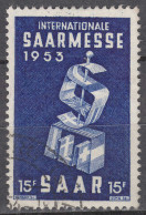 Saarland 1953 Mi. 341 – Saarmesse In Saarbrücken Gestempelt Used     (70555 - Otros & Sin Clasificación