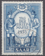 Saarland 1953 Mi. 342 –Preußischer + Bayerischer Postillion Gestempelt Used - Sonstige & Ohne Zuordnung
