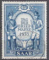 Saarland 1953 Mi. 342 –Preußischer + Bayerischer Postillion Gestempelt Used - Autres & Non Classés