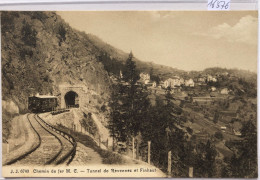 Train Sur La Ligne De Chemin De Fer Martigny - Châtelard Au Tunnel De Revennez ; Finhaut à Dte (16'576) - Martigny