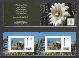 Deutschland**, Markenheft Personalisierte Ausgabe, Sukkulente / Germany, MNH, Booklet, Pers. Issue, Succulent - Cactusses