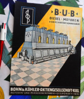 Bub-Dieselmotoren Bohn & Kähler Kiel - 1930 - 1900 – 1949