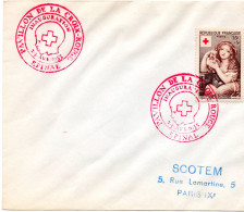 FRANCE.1955. "INAUGURATION PAVILLON DE LA CROIX-ROUGE".EPINAL. - Red Cross