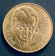 France Monnaie Pièce 100 Francs Argent, André MALRAUX, Année 1997, En TTB - 100 Francs