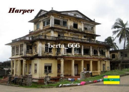 Liberia Harper President Tubman Former House New Postcard - Liberia