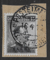 Italia Italy 1912 Colonie Egeo Carchi Michetti Nero C15 Frammento Sa N.4 US - Aegean (Carchi)