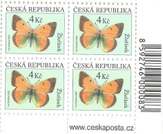 ** 1094 Czech Republic Clouded Yellow Butterfly 2020 - Vlinders
