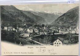 Brigue - Brig (Valais - Wallis) : Vue Générale Vers 1900 - Précurseur (16'586) - Brigue-Glis 