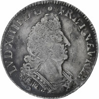 France, Louis XIV, 1/4 Ecu Aux Palmes, 1693, Paris, Réformé, Argent, TB+ - 1643-1715 Louis XIV Le Grand