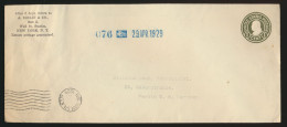 USA Ganzsache 1 Cent HIJD.TERM.STA.NY 12 Nach Berlin 240x105 Mm - Cartas & Documentos