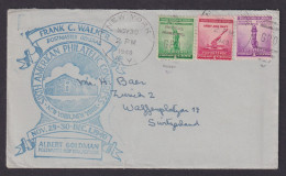 USA Brief Frank C. Walker American Philatelie Congress Goldmann Postmaster - Brieven En Documenten