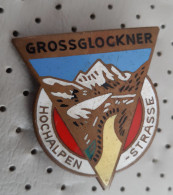 Grossglockner Hochalpen Strasse Alpinism Mountaineering Austria Vintage Email Pin 28x32mm - Alpinismo, Arrampicata