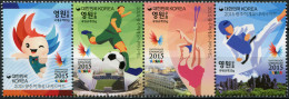 South Korea 2015. Universiade Gwangju 2015 (MNH OG) Block Of 4 Stamps - Korea, South