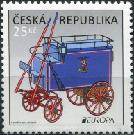 Czech Republic 2013. Postal Means Of Transportation (MNH OG) Stamp - Ongebruikt