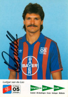 Fußball-Autogrammkarte AK Ludger Van De Loo FC Bayer Uerdingen 05 87-88 KFC Krefeld Autogrammkarte Fußball Deutschland - Autographes