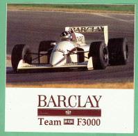 Sticker - BARCLAY Team F3000 - EJR - Adesivi