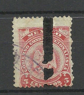 MEXICO Revenue Documentary Tax Taxe O Existing Overprint Overprinted (to Hide It?) Again?? - Messico
