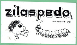 Sticker - Zilaspedo - 28 Sept 1975 - Adesivi