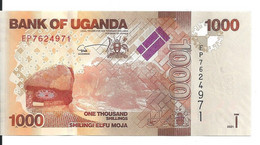 OUGANDA 1000 SHILLINGS 2021 UNC P 49 New - Oeganda