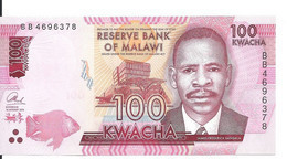 MALAWI 100 KWACHA 2016 UNC P 65 B - Malawi