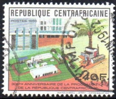 CENTRAFRIQUE N° Michel C 1354 Timbre Oblitéré / Used 30ème Anniversaire De La Proclamation De La République - Central African Republic