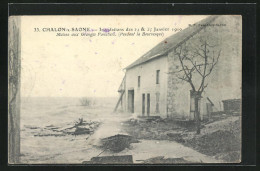 AK Chalon-sur-Saone, Inondations De 1910, Maison Aux Granges Forestiers, Hochwasser  - Floods