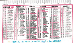 Calendarietto - Centro Di Assicurazioni Siad - Lavenezia - San Prisco - Caserta - Anno 1994 - Petit Format : 1991-00