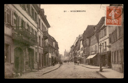 67 - WISSEMBOURG - LE CENTRE - CARTE TAXEE - Wissembourg