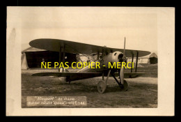 AVIATION - GUERRE 14-18 - AVION NIEUPORT DE CHASSE - MOTEUR ROTATIF GNOME 165 - T28 - CARTE PHOTO ORIGINALE - 1914-1918: 1. Weltkrieg