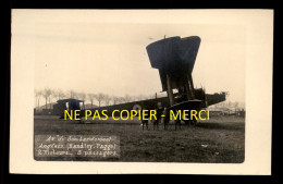 AVIATION - GUERRE 14-18 - AVION ANGLAIS HANDLEY PAGGE - 2 MOTEURS 6 PASSAGERS - CARTE PHOTO ORIGINALE - 1914-1918: 1. Weltkrieg