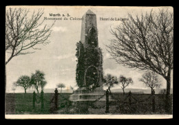 GUERRE DE 1870 - WOERTH (BAS-RHIN) - MONUMENT DU COLONEL HENRI DE LACARRE - Wörth