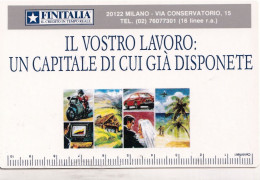 Calendarietto - Finitalia - Milano - Anno 1994 - Formato Piccolo : 1991-00