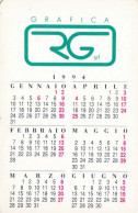 Calendarietto - Grafica - Rg - Milano - Anno 1994 - Petit Format : 1991-00