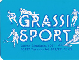 Calendarietto - Grassi Sport - Torino - Anno 1994 - Formato Piccolo : 1991-00