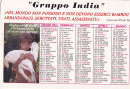 Calendarietto - Gruppo India - Roma - Anno 1994 - Petit Format : 1991-00