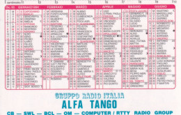 Calendarietto - Gruppo Radio Italia - Alfa Tango - Anno 1994 - Petit Format : 1991-00