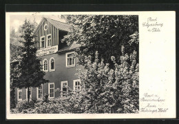 AK Bad Elgersburg I. Thür., Gasthaus Zum Thüringer Wald  - Elgersburg