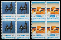 BULGARIEN 1993 Nr 4047-4048 Postfrisch VIERERBLOCK S095386 - Unused Stamps