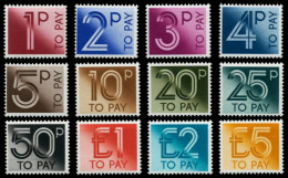 GROSSBRITANIEN PORTO Nr 89-100 Postfrisch X6A459A - Strafportzegels