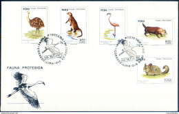 Fauna Protetta 1973. FDC. - Peru