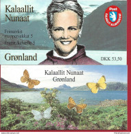 1997 GROENLANDIA , Fauna, Farfalle, Libretto N° 287 MNH** - Autres & Non Classés