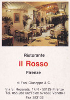 Calendarietto - Ristorante Il Rosso - Firenze - Anno 1994 - Petit Format : 1991-00