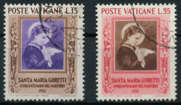 VATIKAN 1953 Nr 190-191 Gestempelt X404B5A - Used Stamps